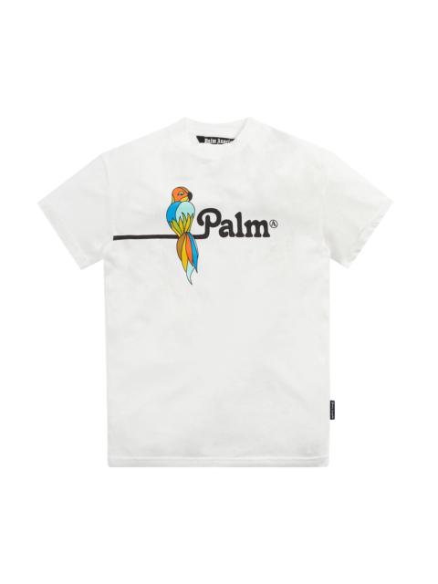 Palm Angels Parrot Vintage Tee 'White/Black'