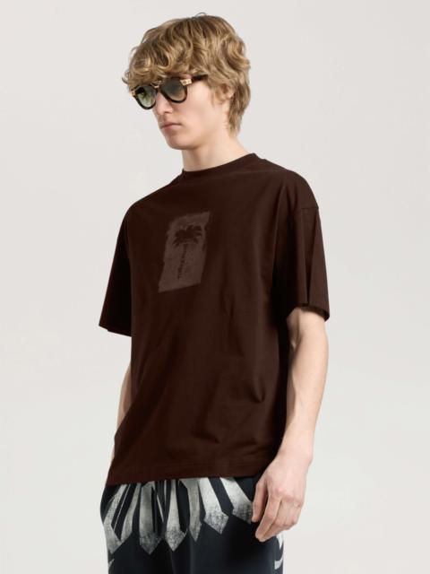 Palm Angels Brushed Palm Tree Regular T-Shirt