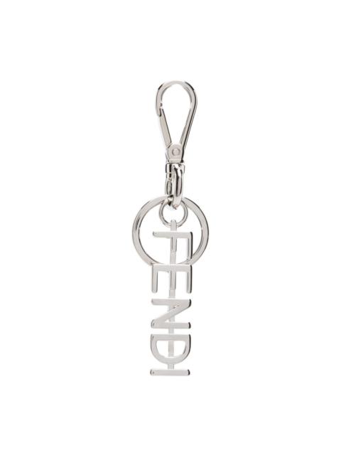 FENDI logo-plaque keychain