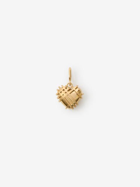 Burberry Check Heart Charm​