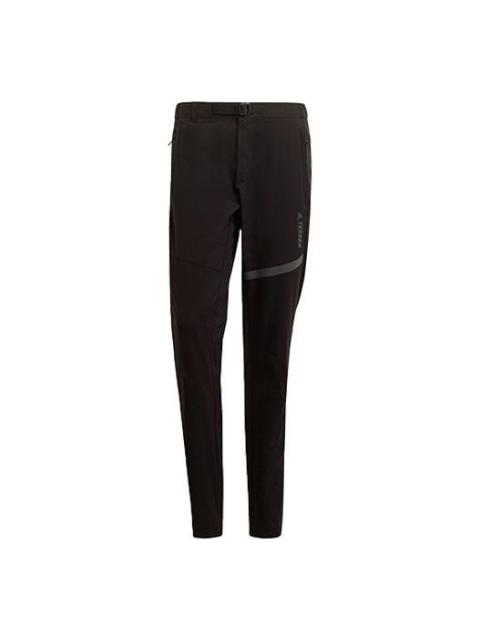 adidas Terrex Insp Ms Pants Outdoor mountaineering waterproof Reflective Logo Sports Long Pants Blac