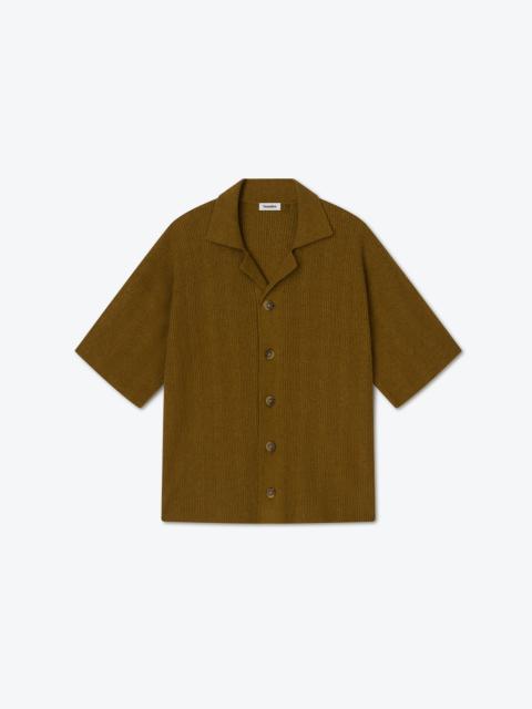 Nanushka JEFF - Terry-knit shirt - Golden brown