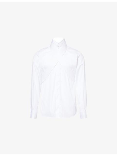 Dries Van Noten Carvies Bis Cotton-Poplin Shirt