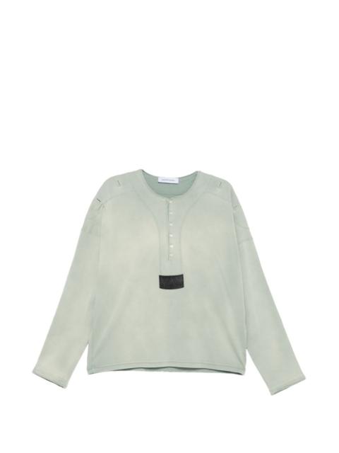 Kiko Kostadinov sargo long-sleeve henley T-shirt