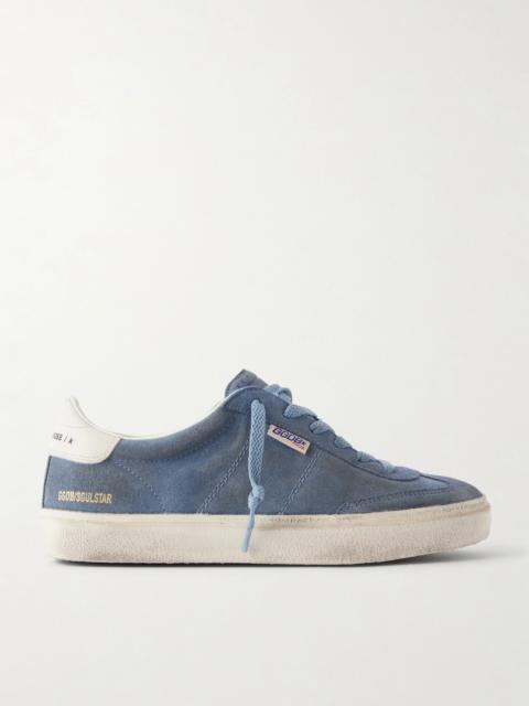 Golden Goose Soul-star Leather-trimmed Suede Sneakers