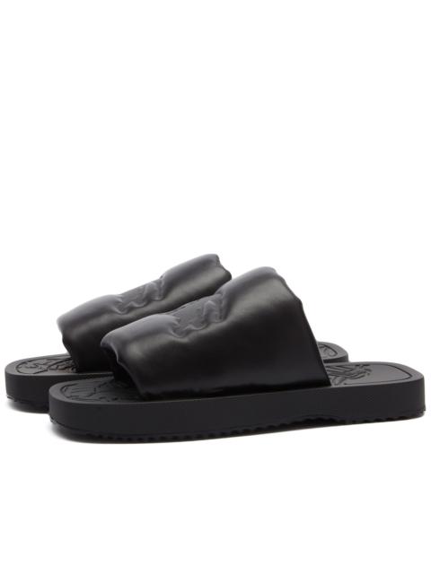 Burberry Burberry Quilted Leather Slide Sandals