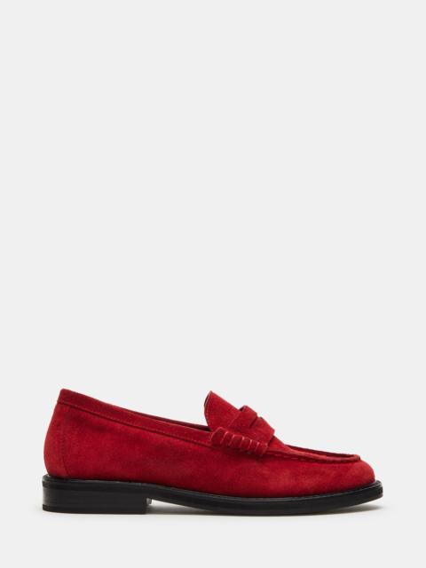 STEVE MADDEN MADISON RED SUEDE