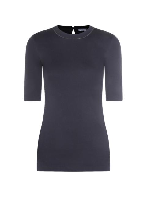 Brunello Cucinelli jewel crewneck top