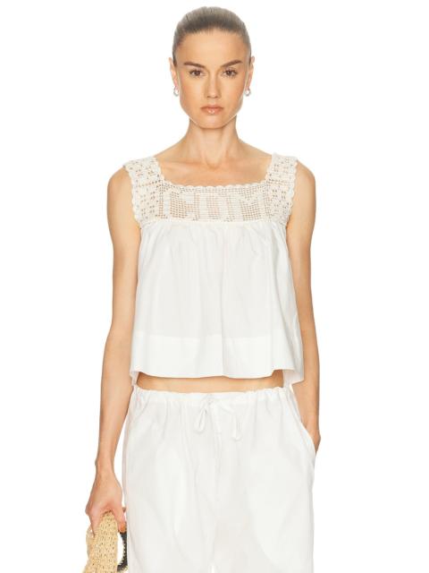 CALLE DEL MAR Heirloom Poplin Top