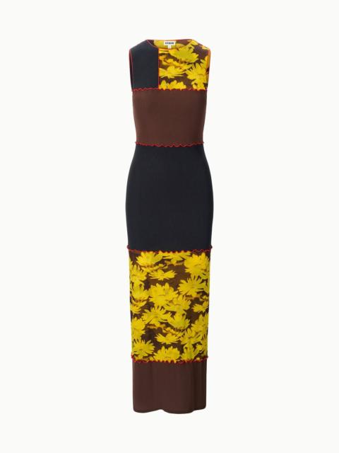 STAUD STAUD PRIMO DRESS DAISY MULTI