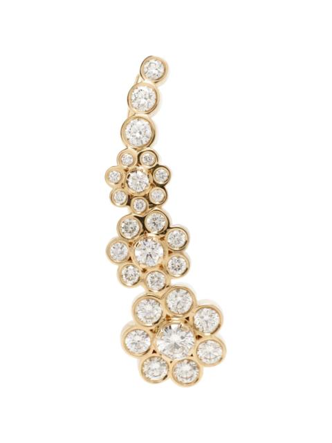 SOPHIE BILLE BRAHE Croissant Fleur Single Earring