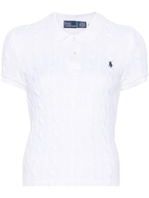 Polo Ralph Lauren Polo Pony cable-knit polo shirt