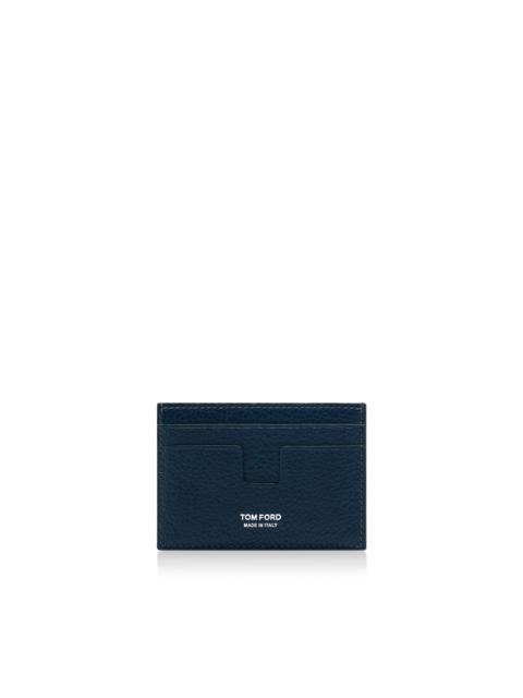 TOM FORD GRAIN LEATHER MONEY CLIP CARDHOLDER
