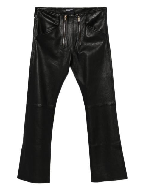 Enfants Riches Déprimés zip-detail leather trousers