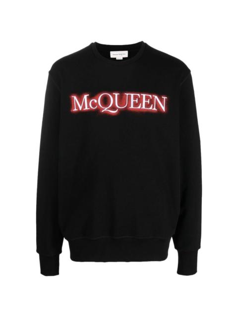 Alexander McQueen logo-print sweatshirt