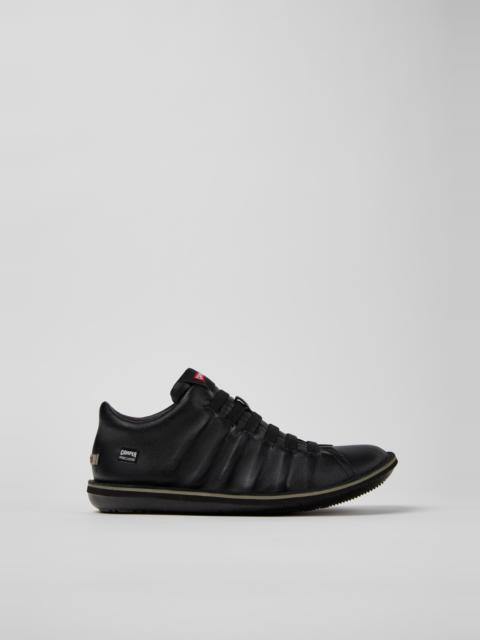 CAMPER Beetle - HYDROSHIELD Black Leather Ankle Boots for Men.