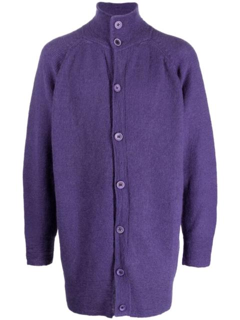 Yohji Yamamoto high-neck button-up cardigan