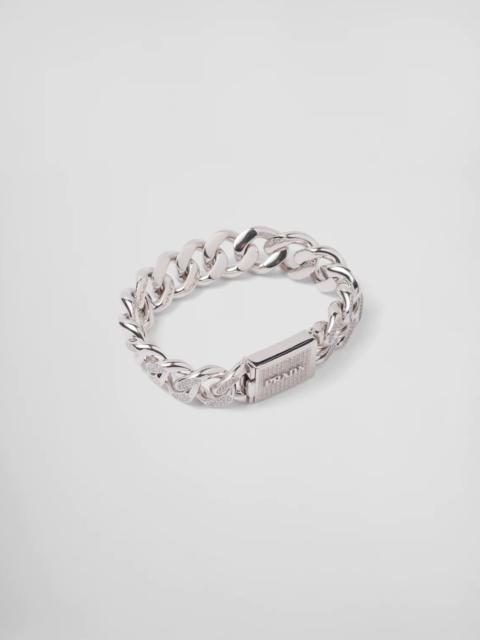 Prada Crystal Logo Jewels bracelet