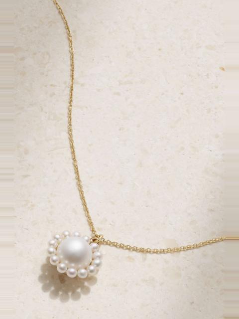 SOPHIE BILLE BRAHE Jeanne Simple 14-karat recycled gold pearl necklace