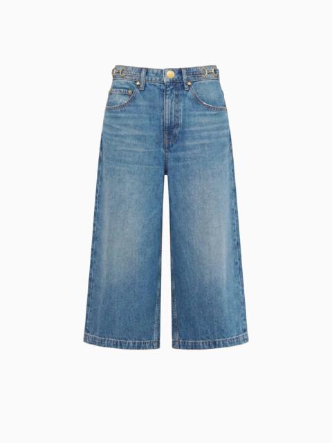 ULLA JOHNSON The Rowan Denim Culotte