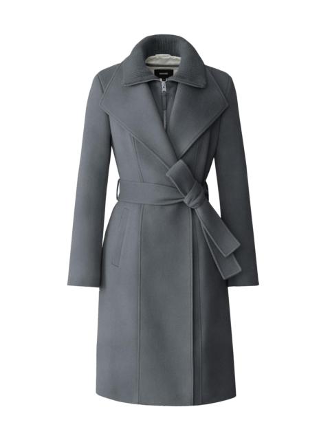 MACKAGE Women's Norita 2-In-1 Double Face Wool Coat - Carbon Mix