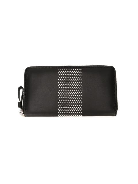 Alexander McQueen studded zip around wallet