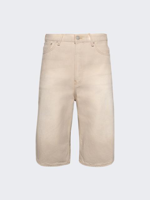 Acne Studios Denim Shorts Sand Beige