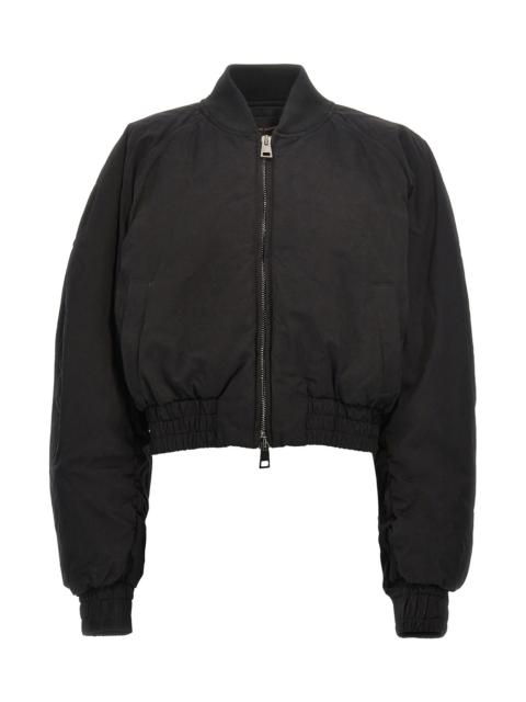 THE ANDAMANE 'Sierra' cropped bomber jacket