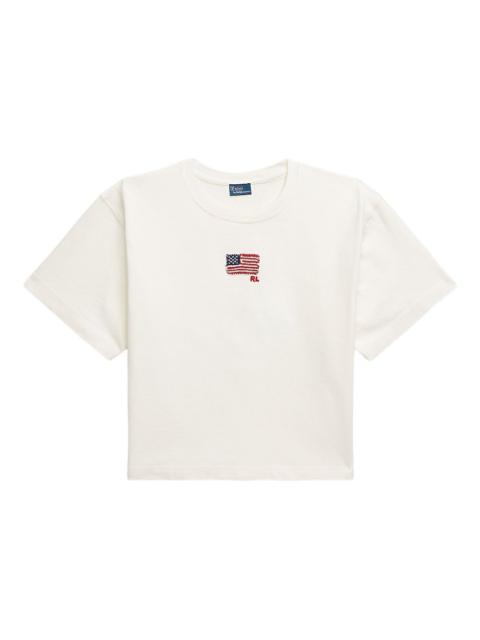 Polo Ralph Lauren flag-embroidered t-shirt