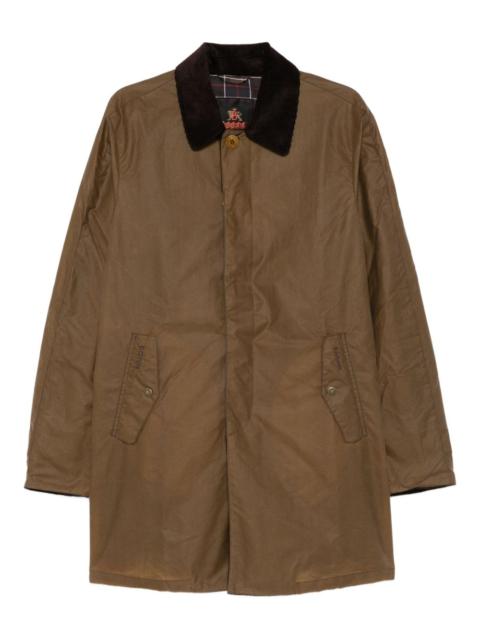 Barbour x Baracuta corduroy-collar coat