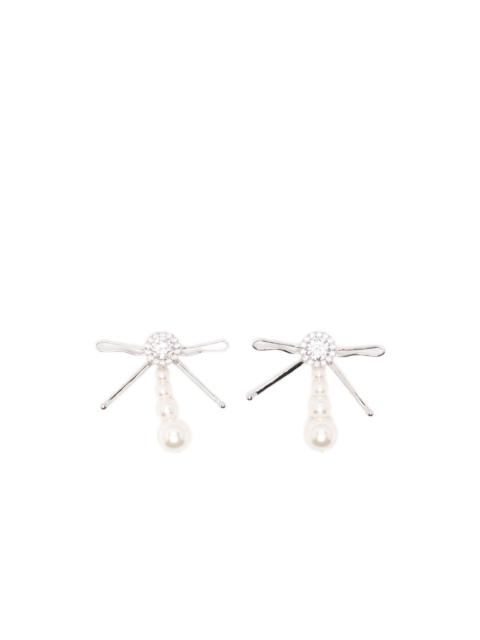 SHUSHU/TONG bow-design earrings