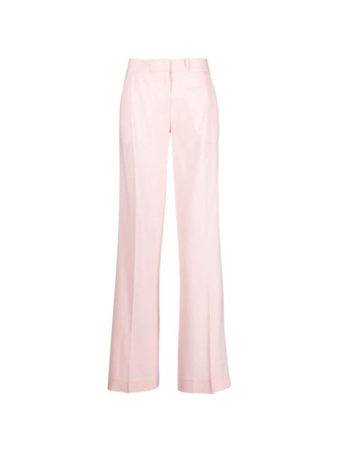 low-rise tailored trousers