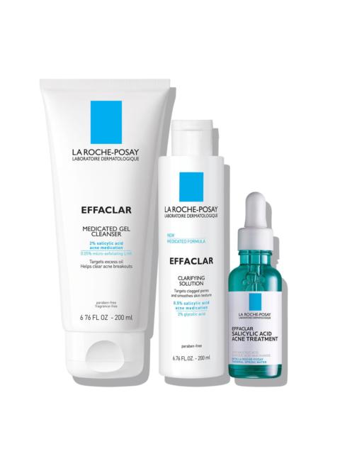 LA ROCHE-POSAY Effaclar Salicylic Acid Acne Routine Set