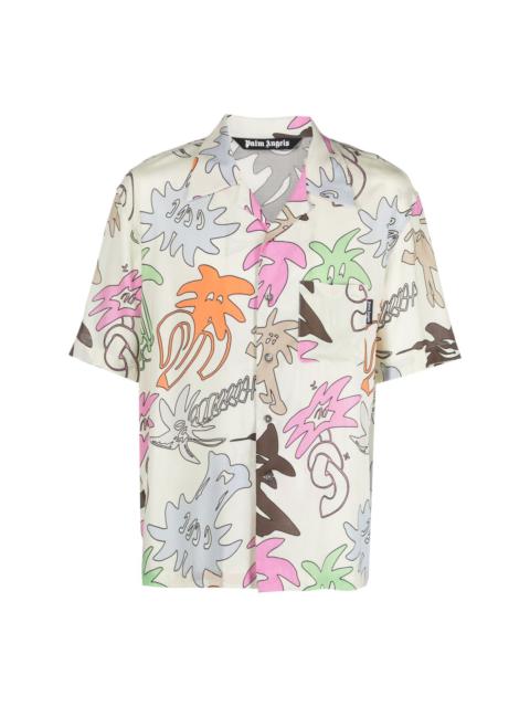 Palm Angels Palmity Allover-print shirt