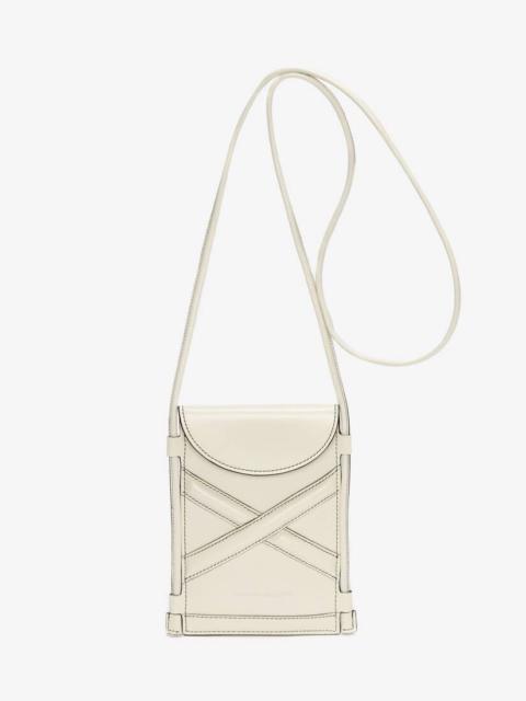 Alexander McQueen The Curve Micro in Ivory