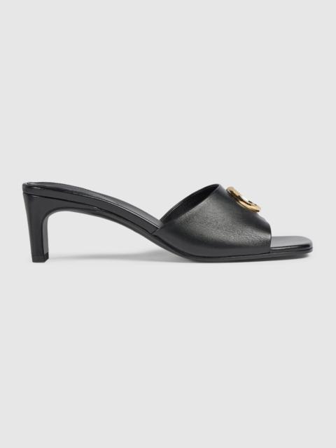 GUCCI Women's slide sandal with Double G