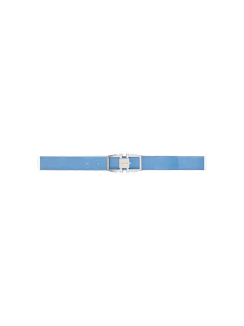 Blue Gancini Adjustable Reversible Belt