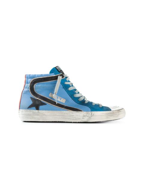 'Slide' hi-top sneakers