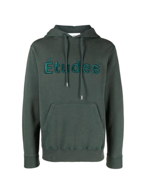Étude Klein logo-embroidered hoodie