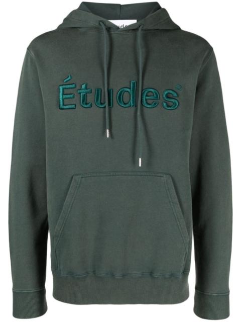 Étude Klein logo-embroidered hoodie