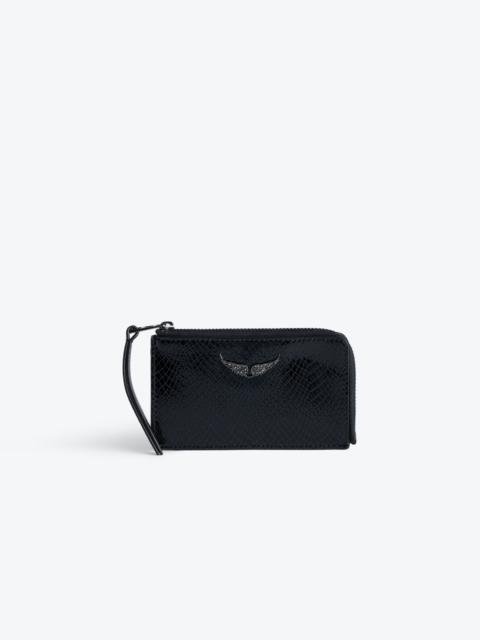 Zadig & Voltaire ZV Card Embossed Card Holder