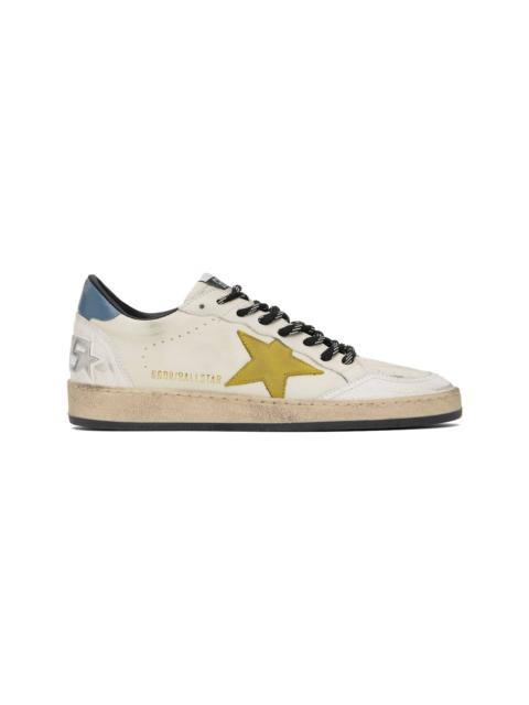 Golden Goose Off-White Ball Star Sneakers