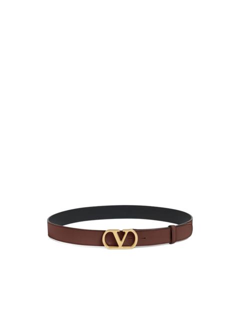 Valentino Vlogo Signature leather belt