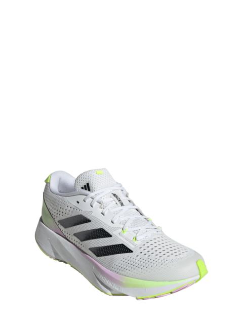 Adizero SL Running Shoe in White/Black/Bliss Lilac