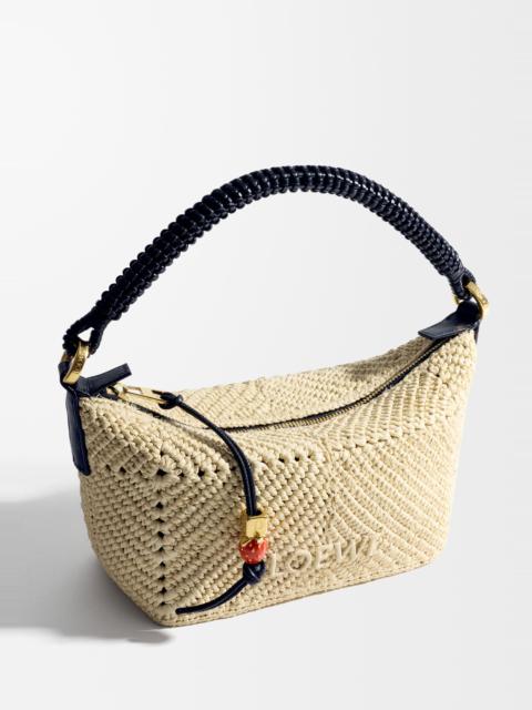 Loewe Cala mini bag in classic calfskin and raffia