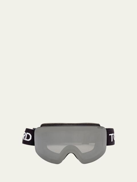 TOM FORD Men's Acetate Shield Ski Goggles