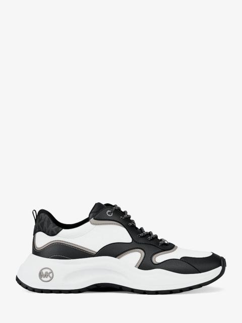 MICHAEL KORS Levie Mixed-Media Trainer
