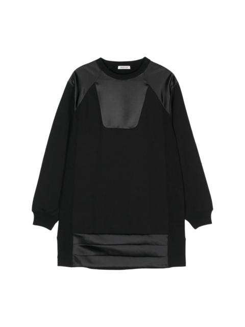 panelled sweatshirt