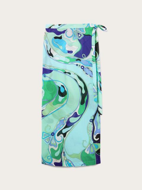 PUCCI ORCHIDEE PRINT COTTON SARONG