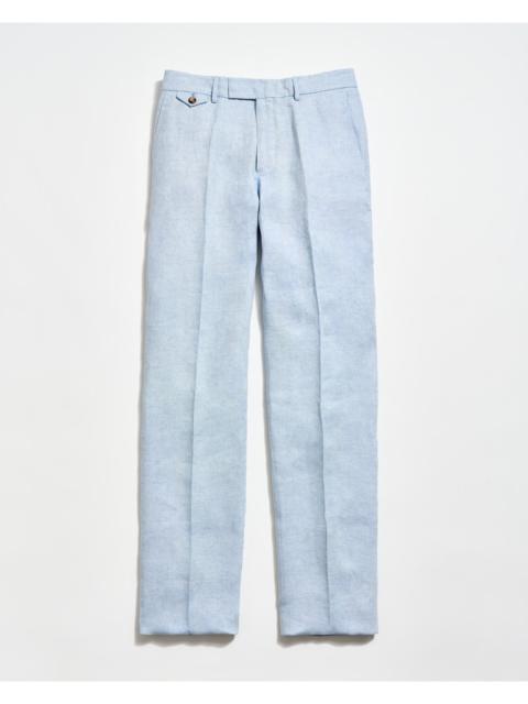 Billy Reid Linen Flat Front Trouser